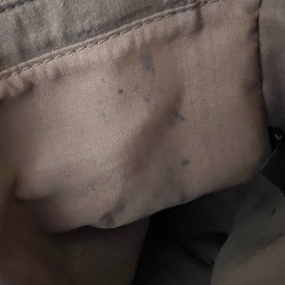 AnaFirenze Brown Tote Bag SyntheticLeather BuckleAccent Zip/Snap ClosureFLAWED - Picture 9 of 16